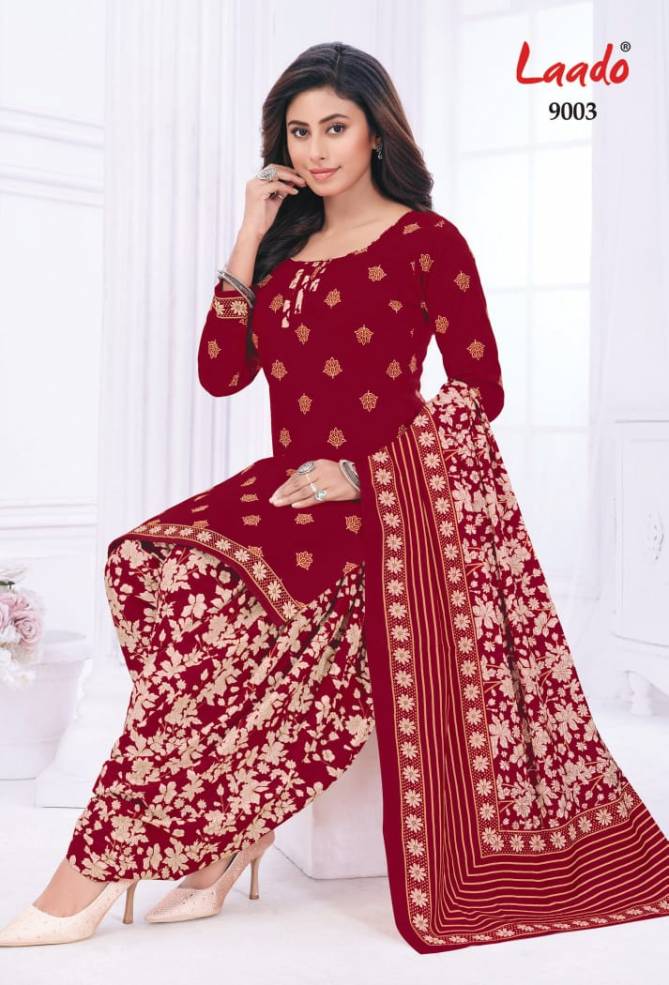 Nadiya Patiyala Vol 9 By Laado Heavy Pure Cotton Dress Material Wholesale Market In Surat